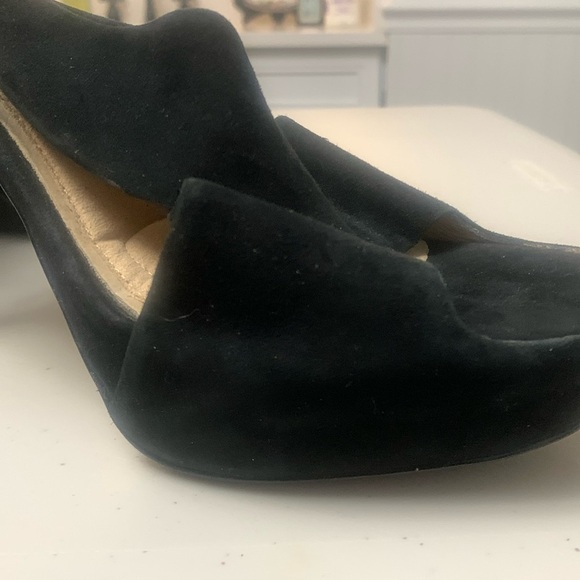 🖤 Diane von Furstenberg Suede Platform Stiletto Heels – 5” – Size 8.5 🖤 - Picture 4 of 6